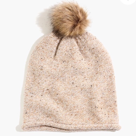 Madewell Accessories - Madewell Pom-Pom Beanie New With Tag